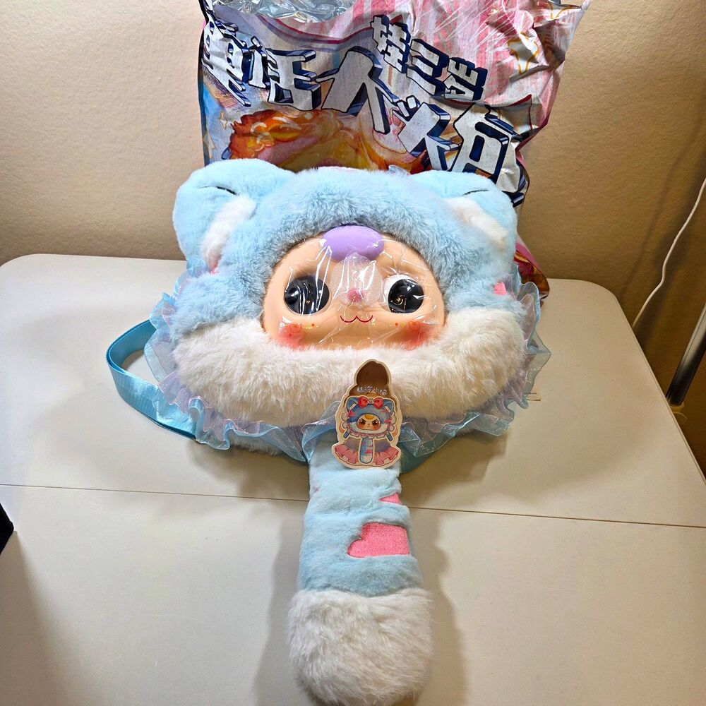 Baby Three BB3 800% Fairy Tale World Blue Cat Cool Cake Plush Backpack